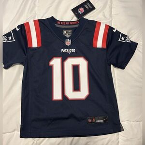 NFL New England Patriots Navy Red White #10 Kids Jersey